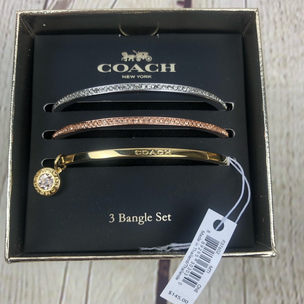 Coach Boxed Bangle Set - Picture 1 of 5